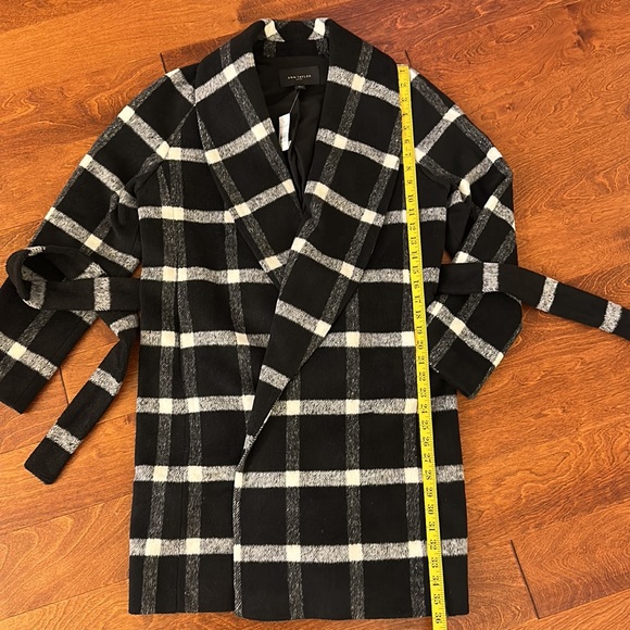 Ann Taylor • Draped Collar Wrap Coat  NEW - Picture 4 of 7